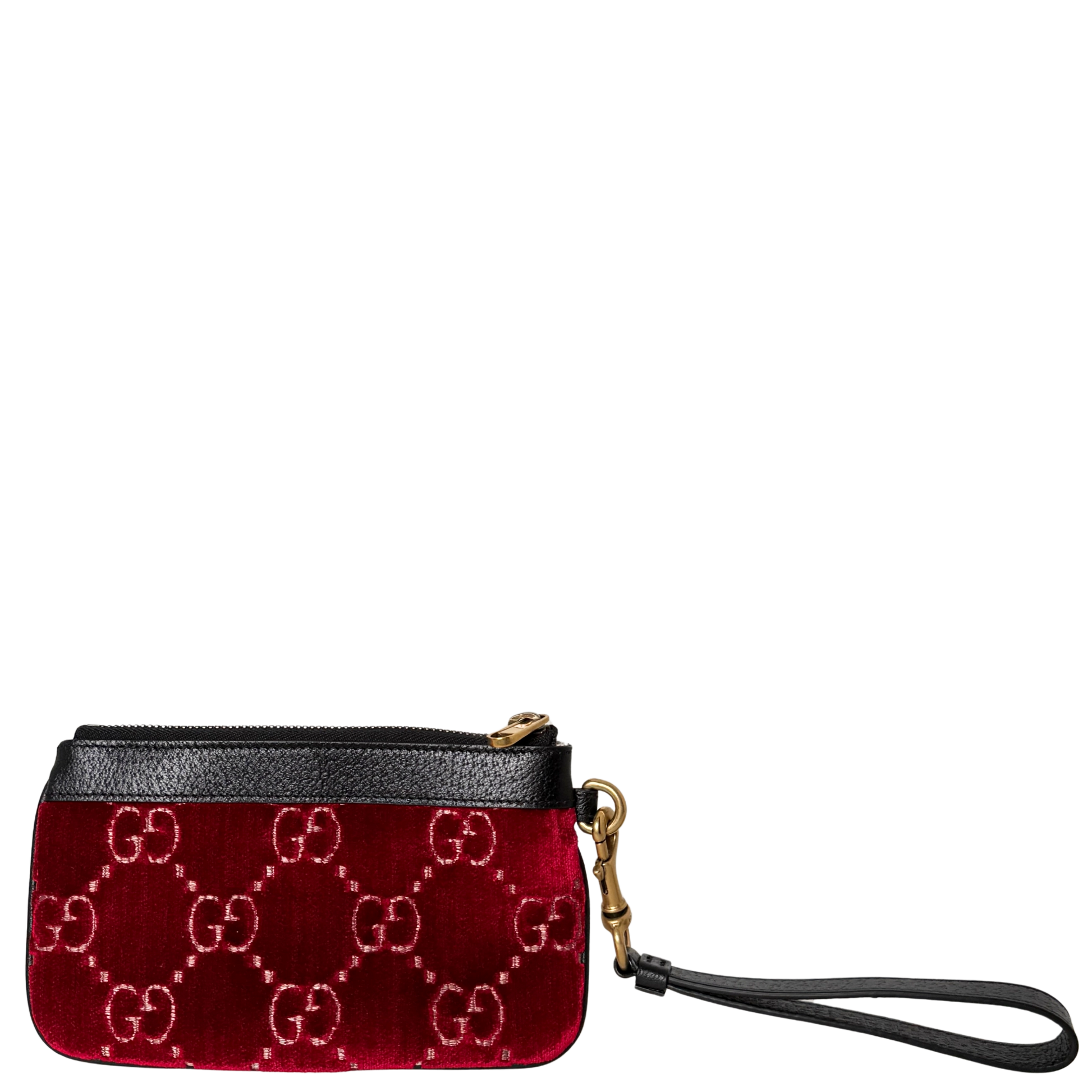 Gucci GG Geldbörse Velvet Rot / neuwertig Gucci