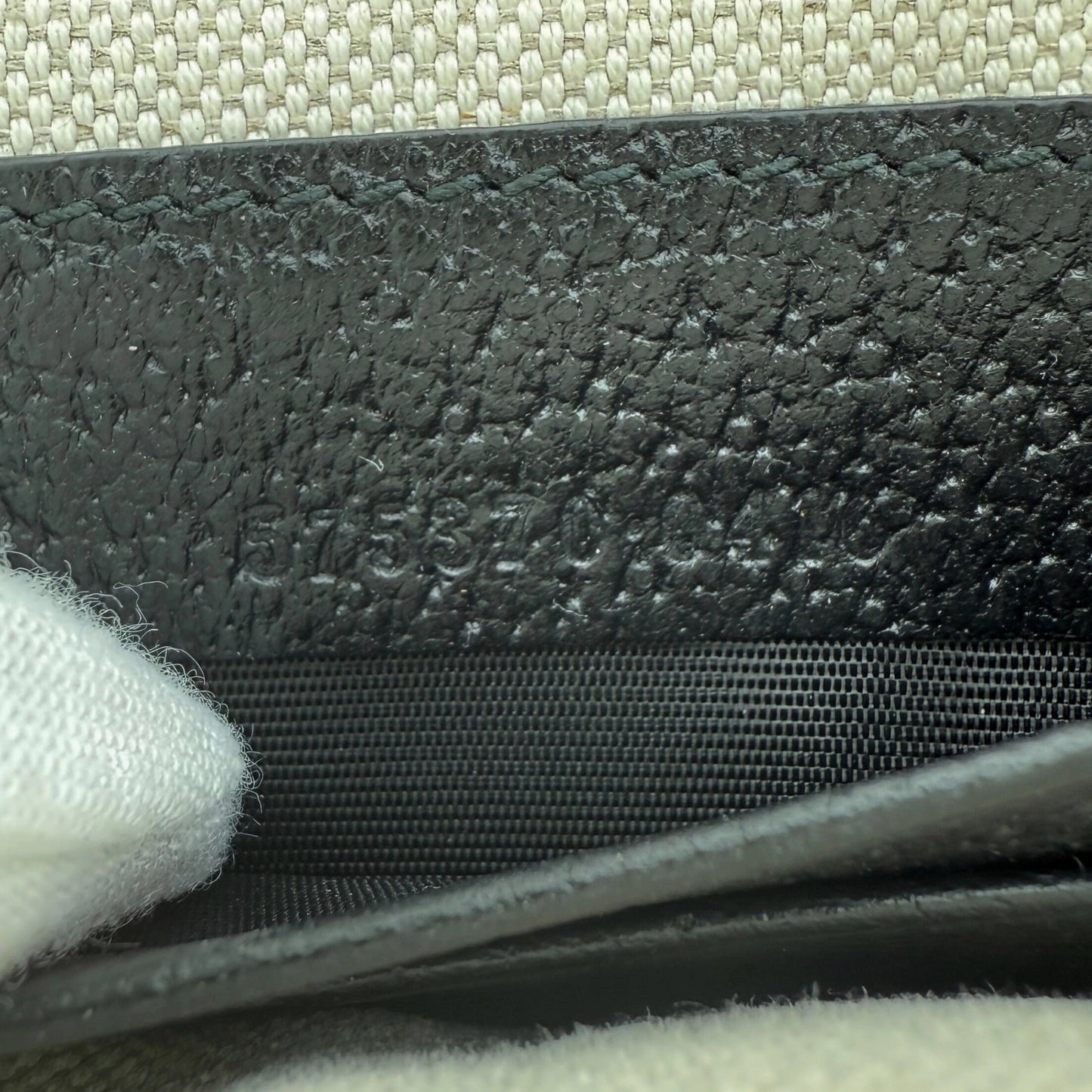 Gucci GG Geldbörse Velvet Rot / neuwertig Gucci