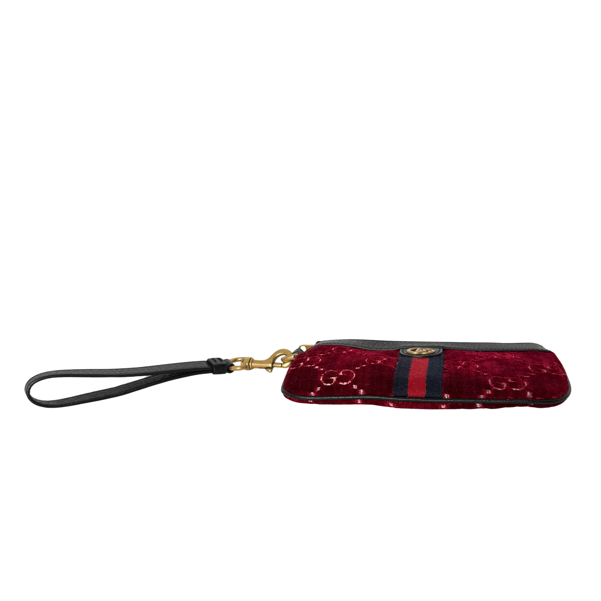 Gucci GG Geldbörse Velvet Rot / neuwertig Gucci