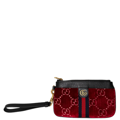Gucci GG Geldbörse Velvet Rot / neuwertig Gucci