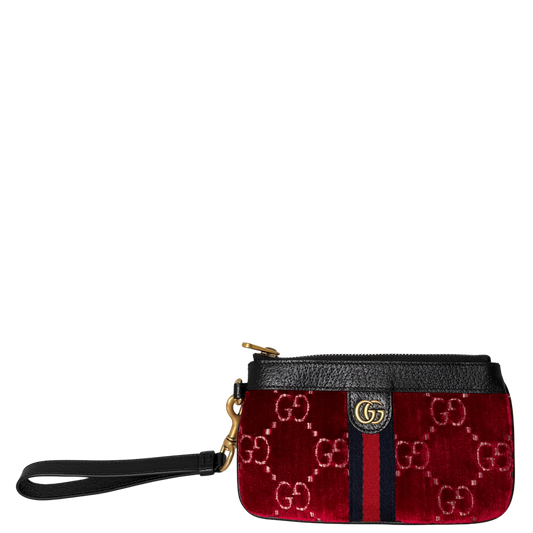 Gucci GG Geldbörse Velvet Rot / neuwertig Gucci