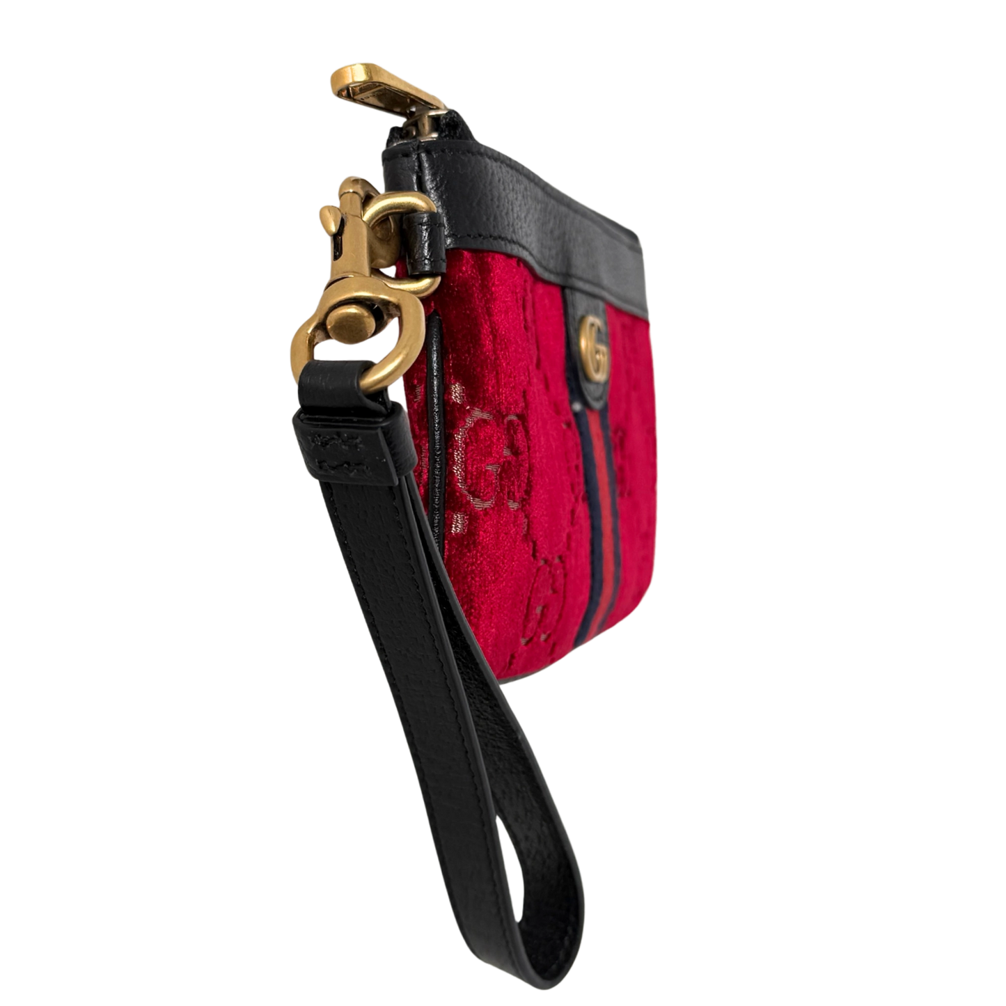 Gucci GG Geldbörse Velvet Rot / neuwertig Gucci