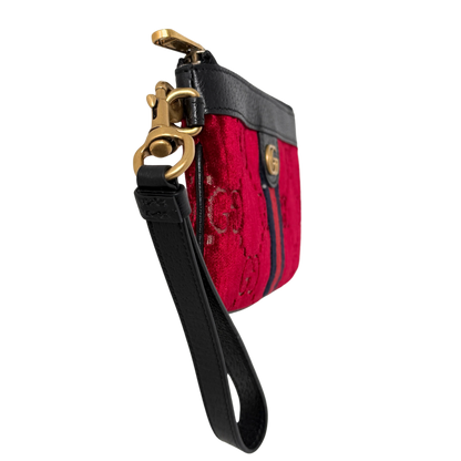 Gucci GG Geldbörse Velvet Rot / neuwertig Gucci