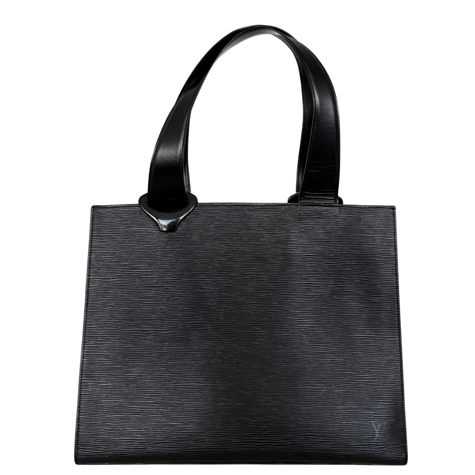 Louis Vuitton Gemeaux Tote Bag Epi Leder Schwarz / sehr gut Louis Vuitton