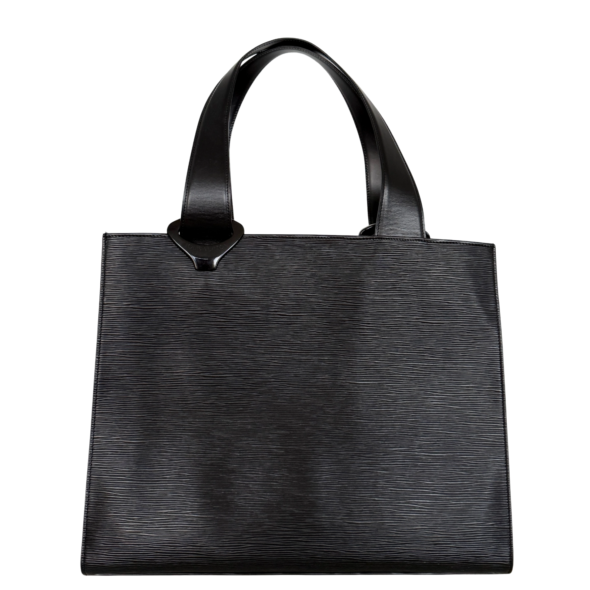 Louis Vuitton Gemeaux Tote Bag Epi Leder Schwarz / sehr gut Louis Vuitton