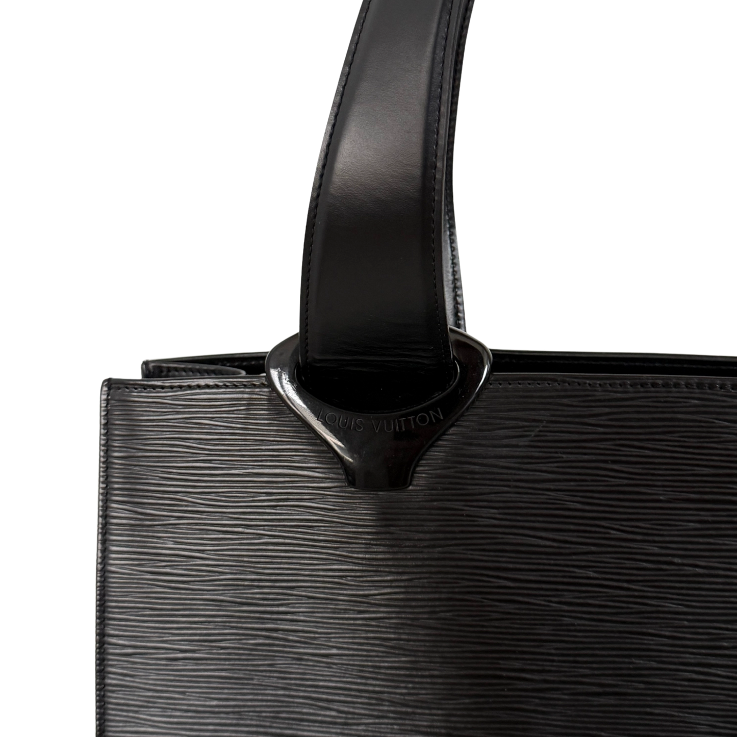 Louis Vuitton Gemeaux Tote Bag Epi Leder Schwarz / sehr gut Louis Vuitton