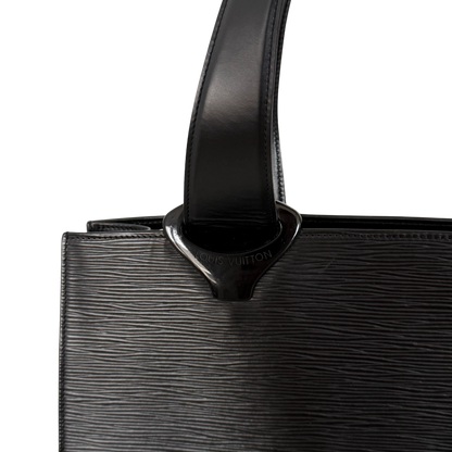 Louis Vuitton Gemeaux Tote Bag Epi Leder Schwarz / sehr gut Louis Vuitton