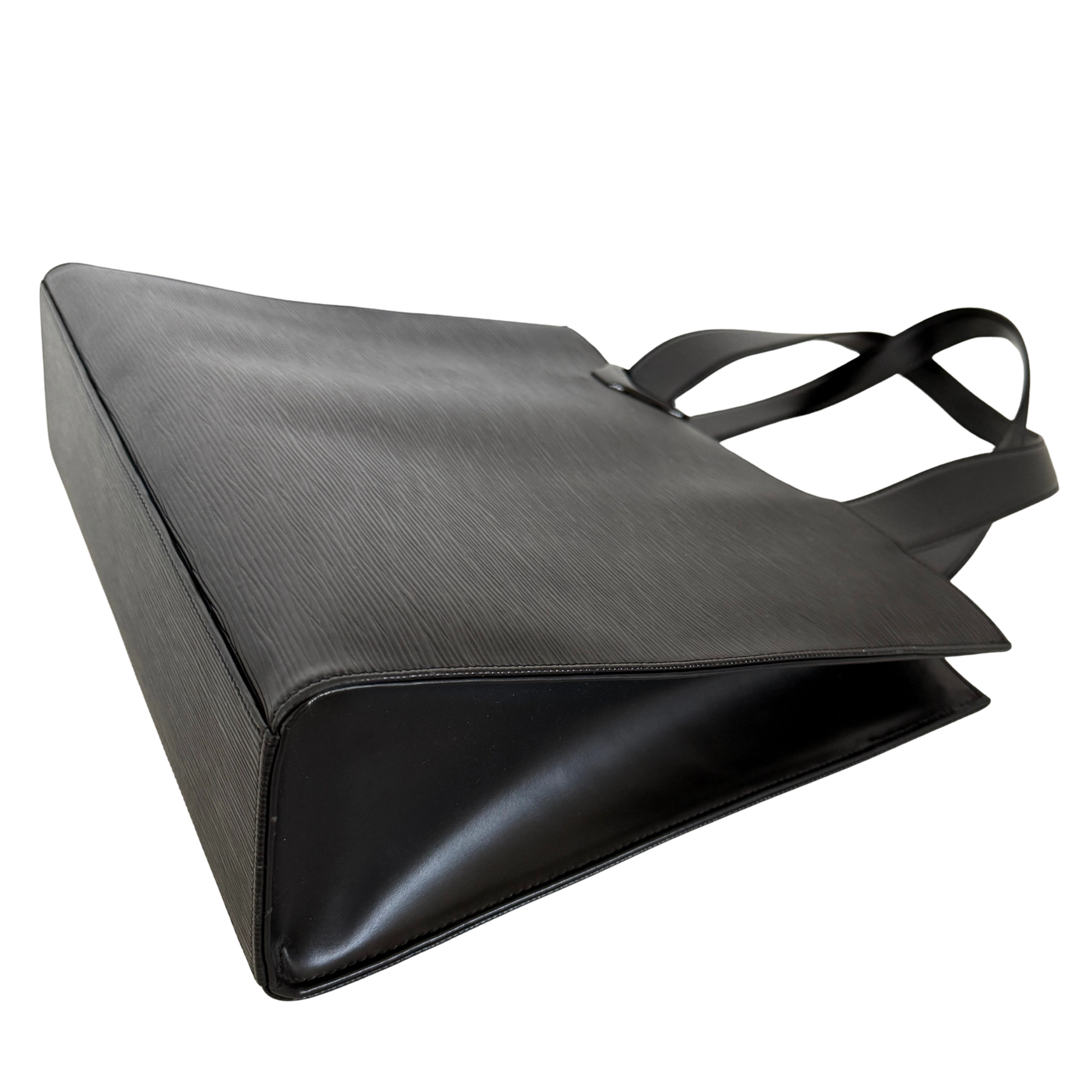Louis Vuitton Gemeaux Tote Bag Epi Leder Schwarz / sehr gut Louis Vuitton