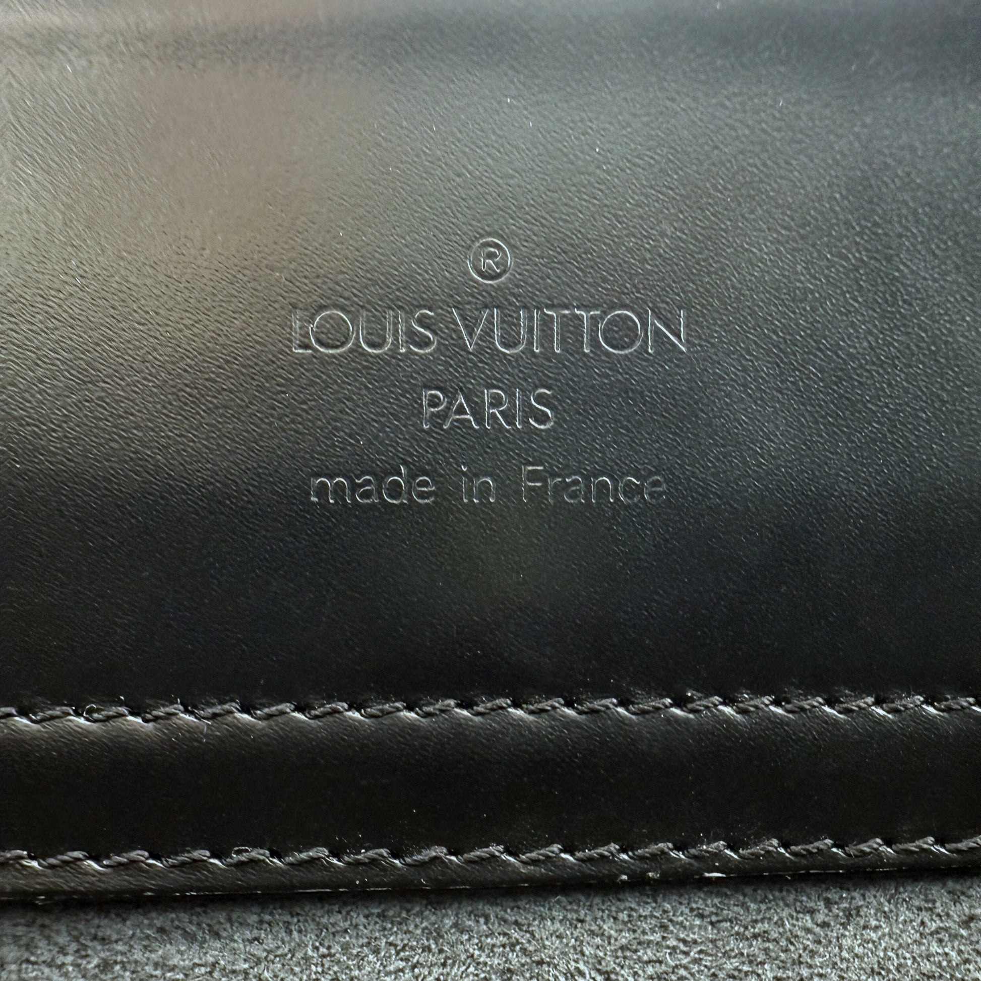 Louis Vuitton Gemeaux Tote Bag Epi Leder Schwarz / sehr gut Louis Vuitton
