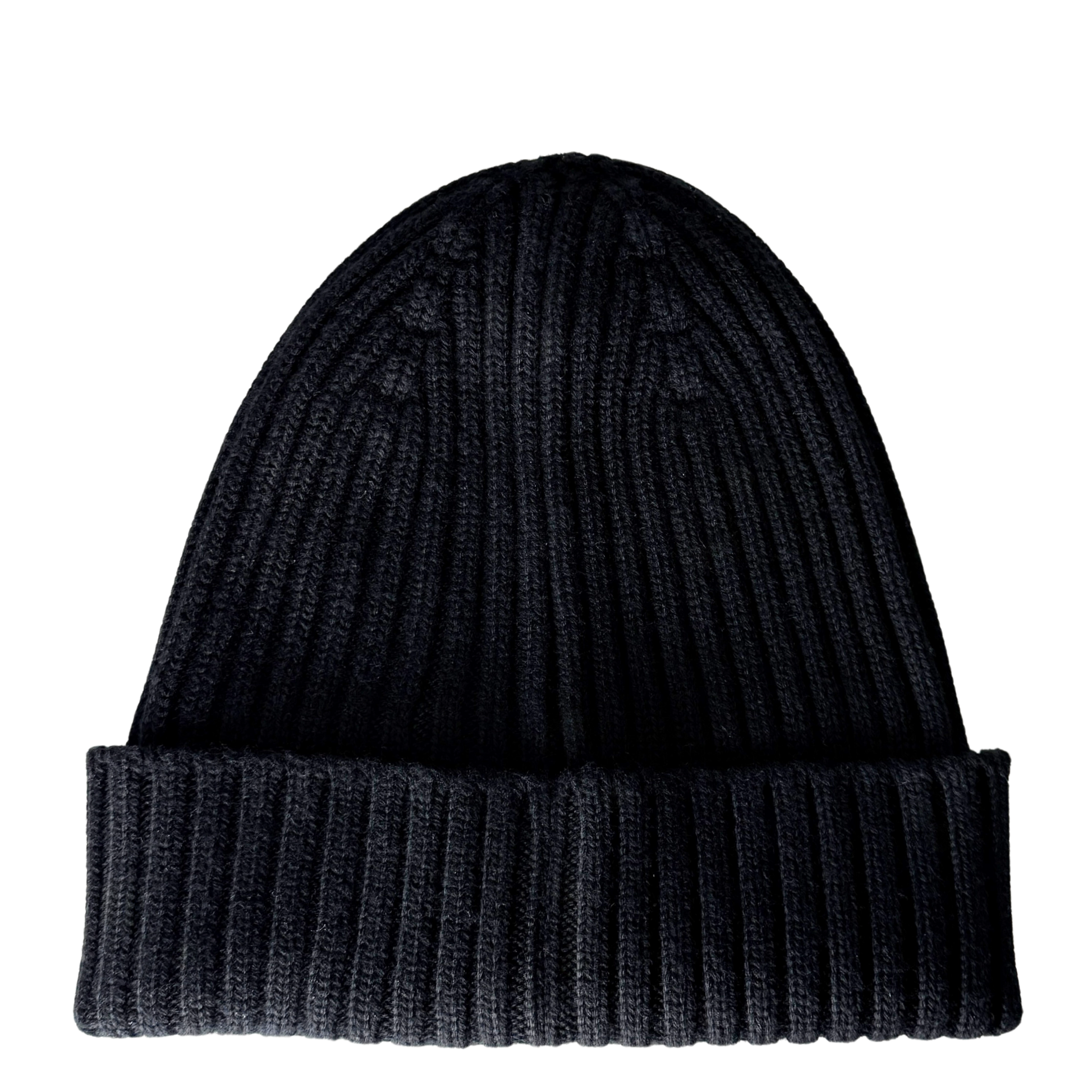 Givenchy Logo-Patch-Strickmütze aus Wolle Schwarz / neuwertig Givenchy