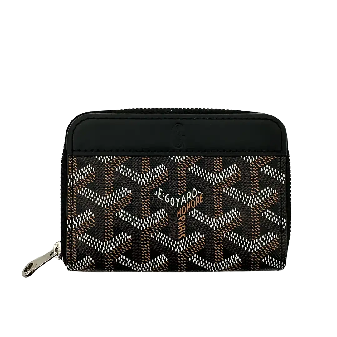 Goyard Goyardine Matignon PM Wallet schwarz Geldbörse / sehr gut Goyard