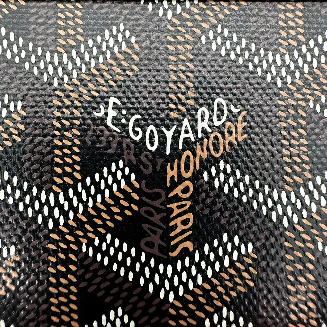 Goyard Goyardine Matignon PM Wallet schwarz Geldbörse / sehr gut Goyard