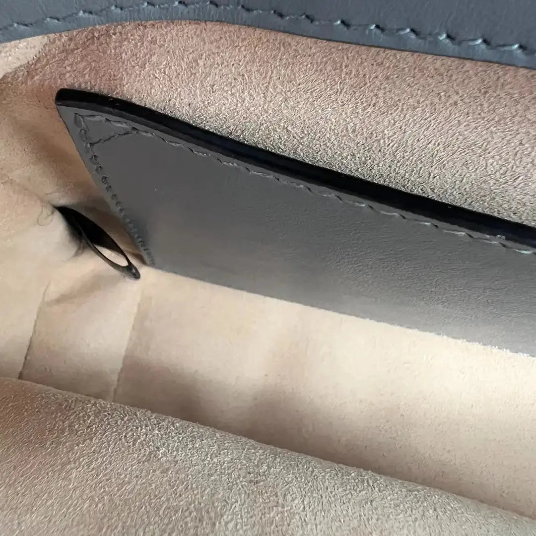 Gucci Aria Marmont Mini Grau  QR Code