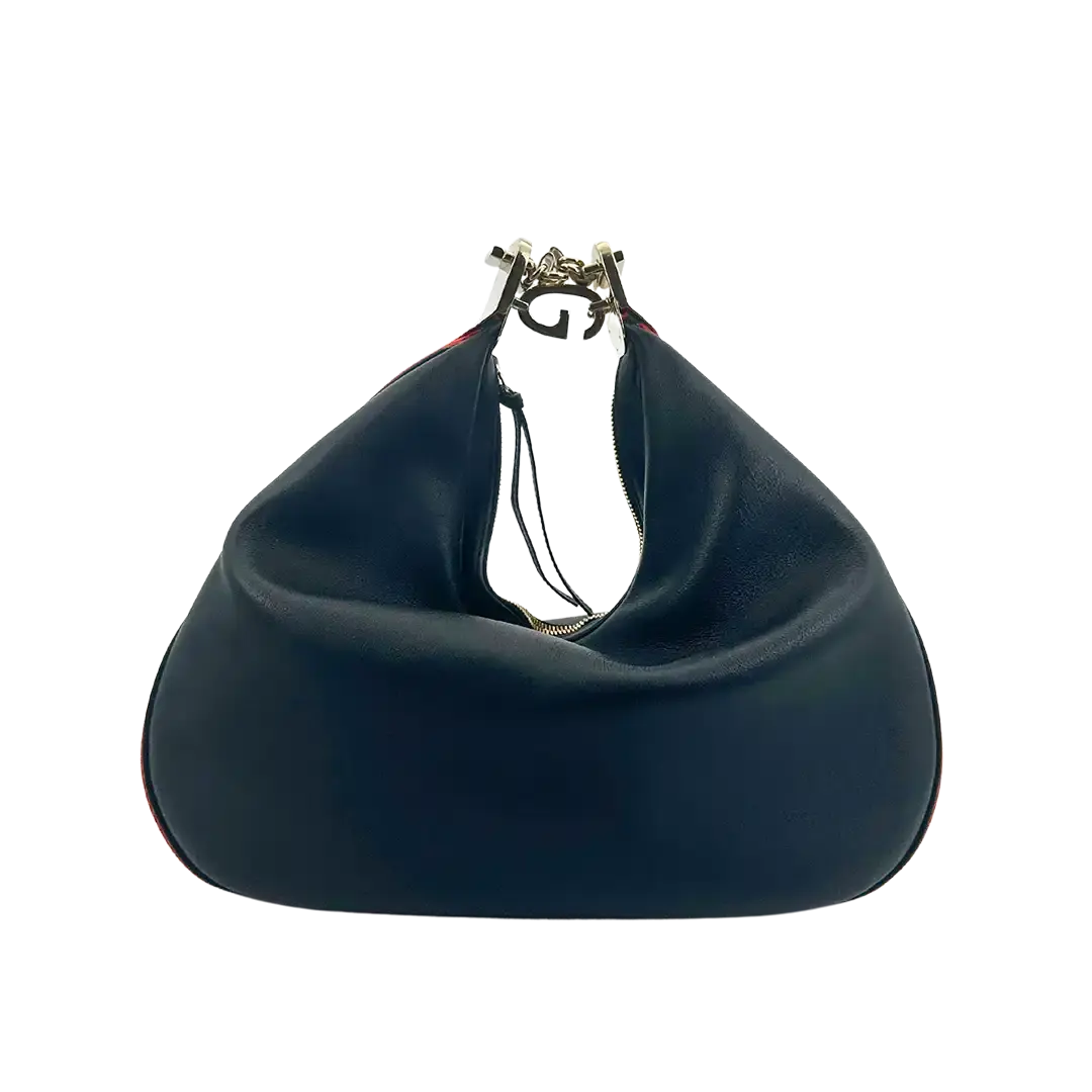 Gucci Attache Aria Kalbsleder 1037 Large Schultertasche Fullset / sehr gut Gucci