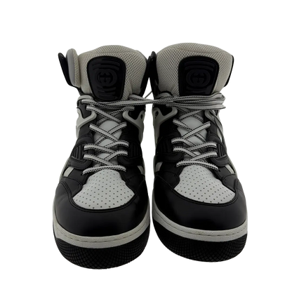 Gucci Basket High-Top Sneaker schwarz weiß Größe 46 / sehr gut Gucci