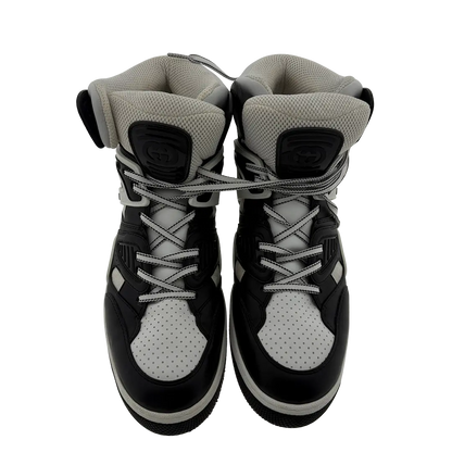 Gucci Basket High-Top Sneaker schwarz weiß Größe 46 / sehr gut Gucci