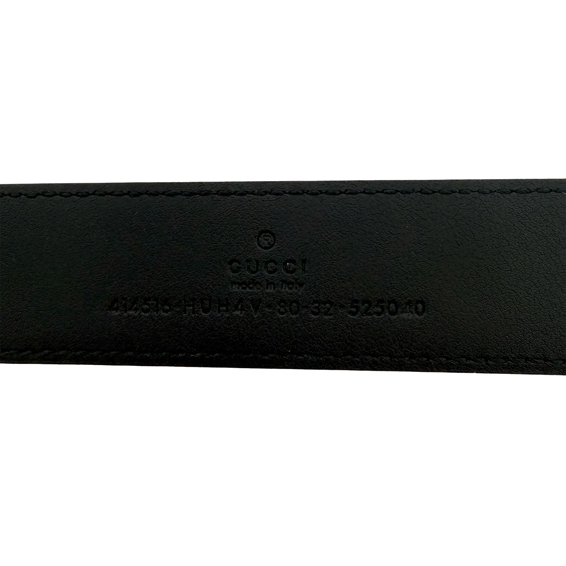 Gucci Breiter GG Marmont Gürtel Schwarz / neuwertig Gucci