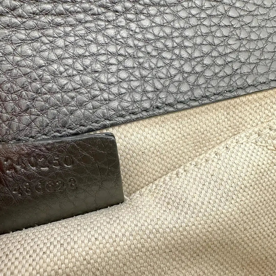Gucci Clutch schwarz Schlangenleder / sehr gut Gucci