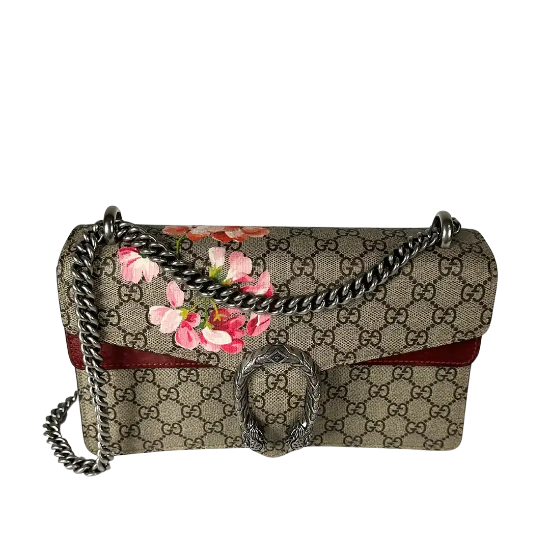Gucci Dionysus Blooms GG Supreme Canvas Small / sehr gut Gucci