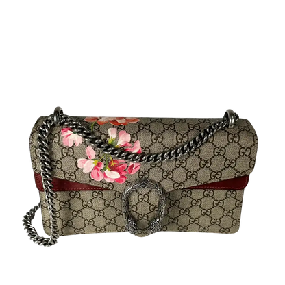 Gucci Dionysus Blooms GG Supreme Canvas Small / sehr gut Gucci