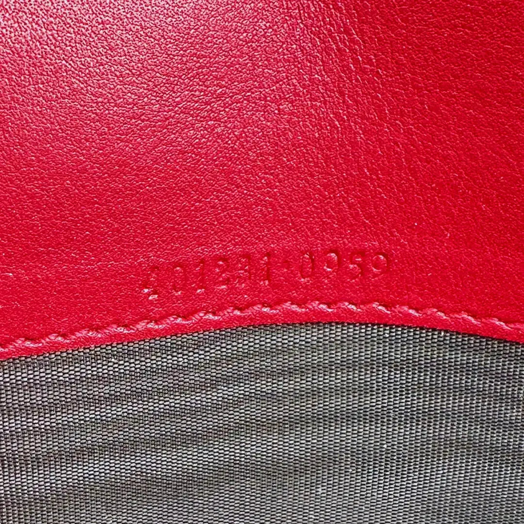 Gucci Dionysus Chain Wallet rot samt Fullset / neuwertig Gucci