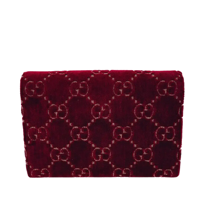 Gucci Dionysus Chain Wallet rot samt Fullset / neuwertig Gucci