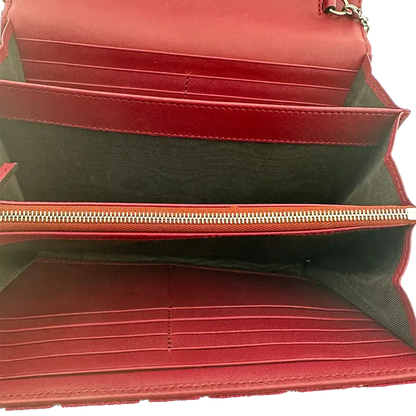 Gucci Dionysus Chain Wallet rot samt Fullset / neuwertig Gucci