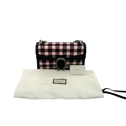 Gucci Dionysus GG Schultertasche klein Multicolor Tweed / neuwertig Gucci