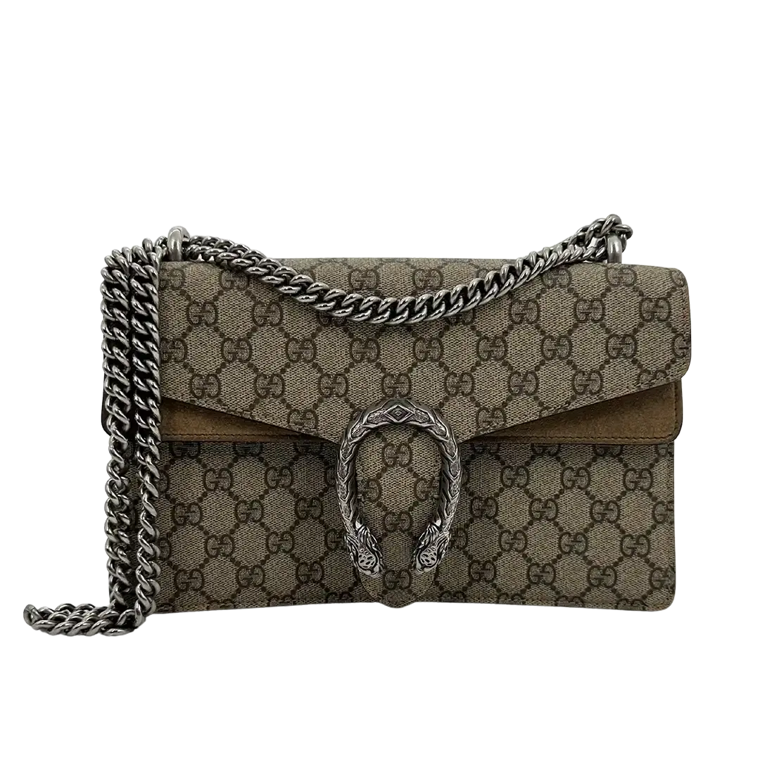 Gucci Dionysus GG Supreme Schultertasche small / sehr gut Gucci