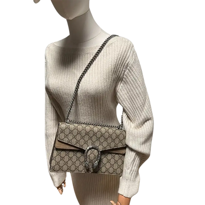 Gucci Dionysus GG Supreme Schultertasche small / sehr gut Gucci