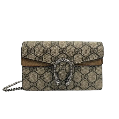 Gucci Dionysus GG Supreme Super Mini Beige Tasche / sehr gut Gucci