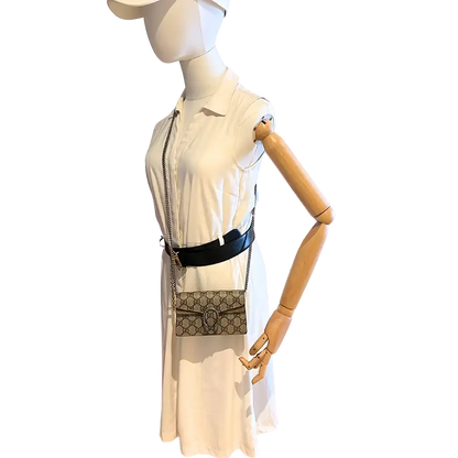 Gucci Dionysus GG Supreme Super Mini Beige Tasche / sehr gut Gucci