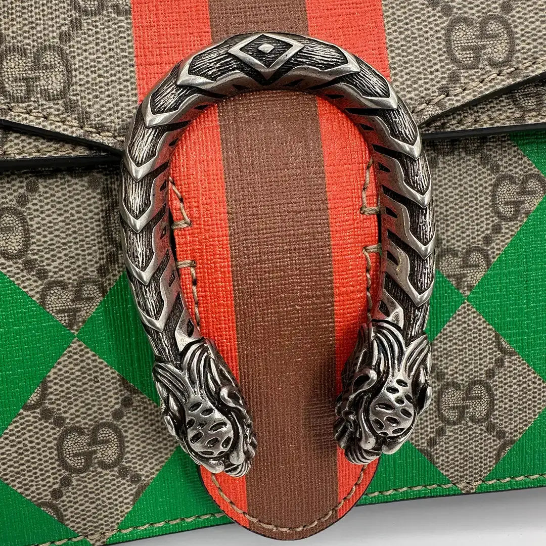 Gucci Dionysus Schultertasche Medium GG Supreme Centum Fullset / neuwertig Gucci