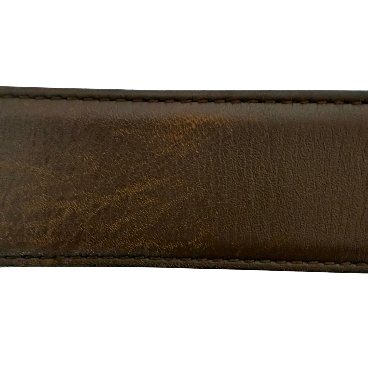 Gucci GG Buckle Ledergürtel Braun 75cm / akzeptabel Gucci