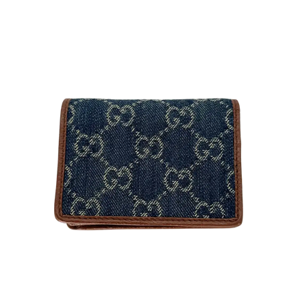 Gucci GG Denim Horsebit 1955 Wallet Geldbörse / ungetragen Gucci