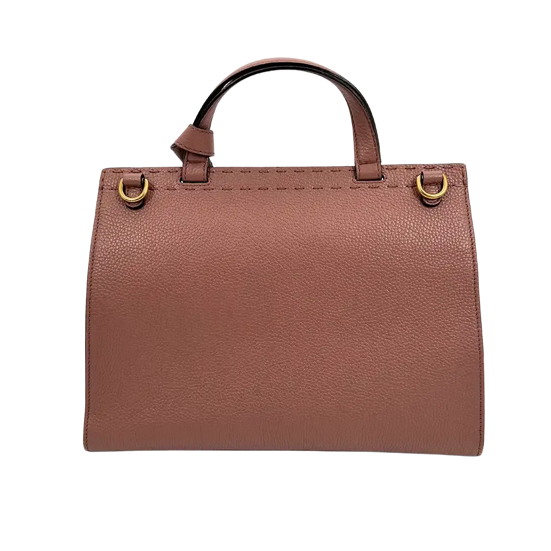 Gucci GG Marmont Top Handle Bag altrosa / braun / gut Gucci