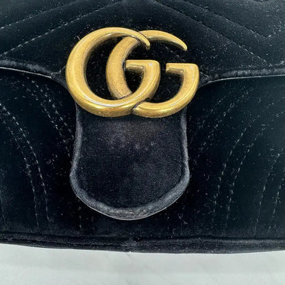 Gucci GG Marmont schwarz Fullset Small / gut Gucci