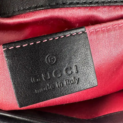 Gucci GG Marmont schwarz Fullset Small / gut Gucci