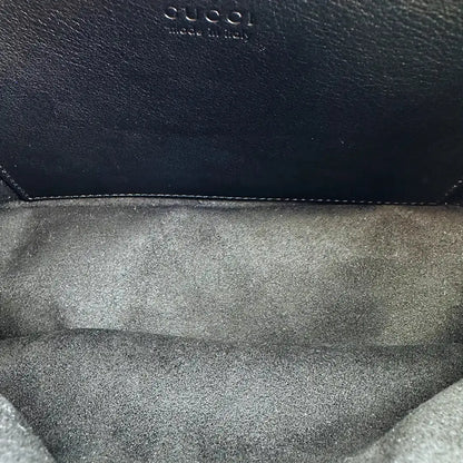 Gucci GG Marmont schwarz Lackleder Small / neuwertig Gucci