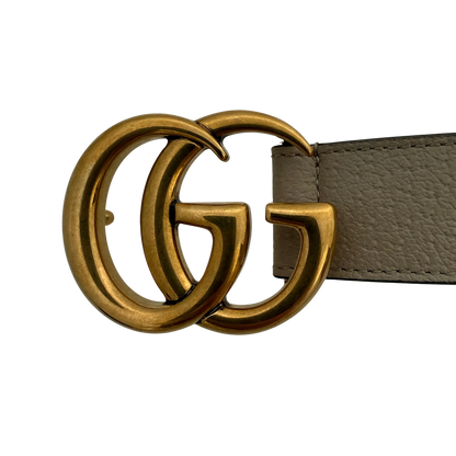 Gucci GG Supreme Gürtel Beige 75cm / neuwertig Gucci