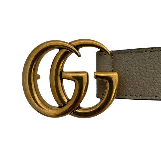 Gucci GG Supreme Gürtel Beige 75cm / neuwertig Gucci