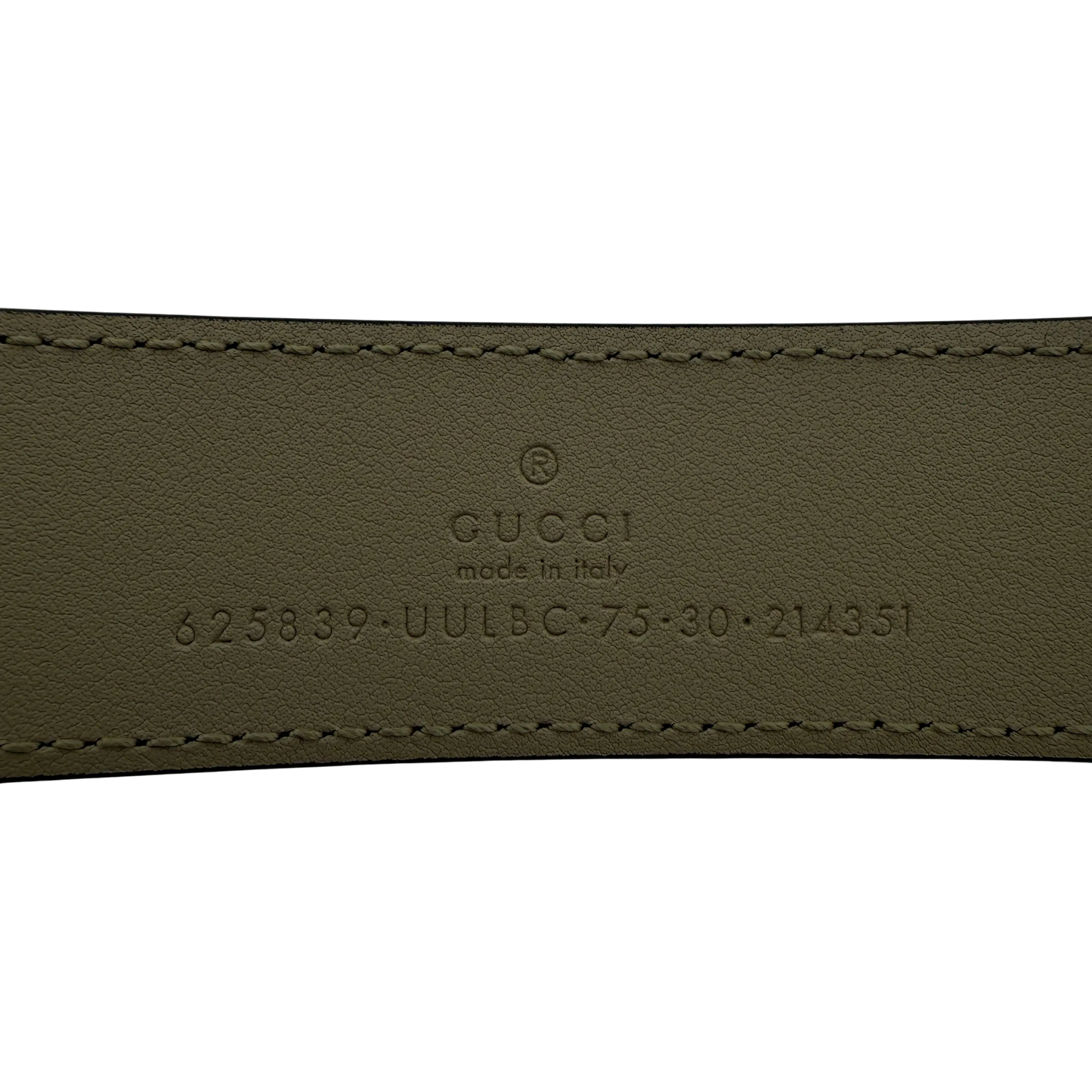 Gucci GG Supreme Gürtel Beige 75cm / neuwertig Gucci