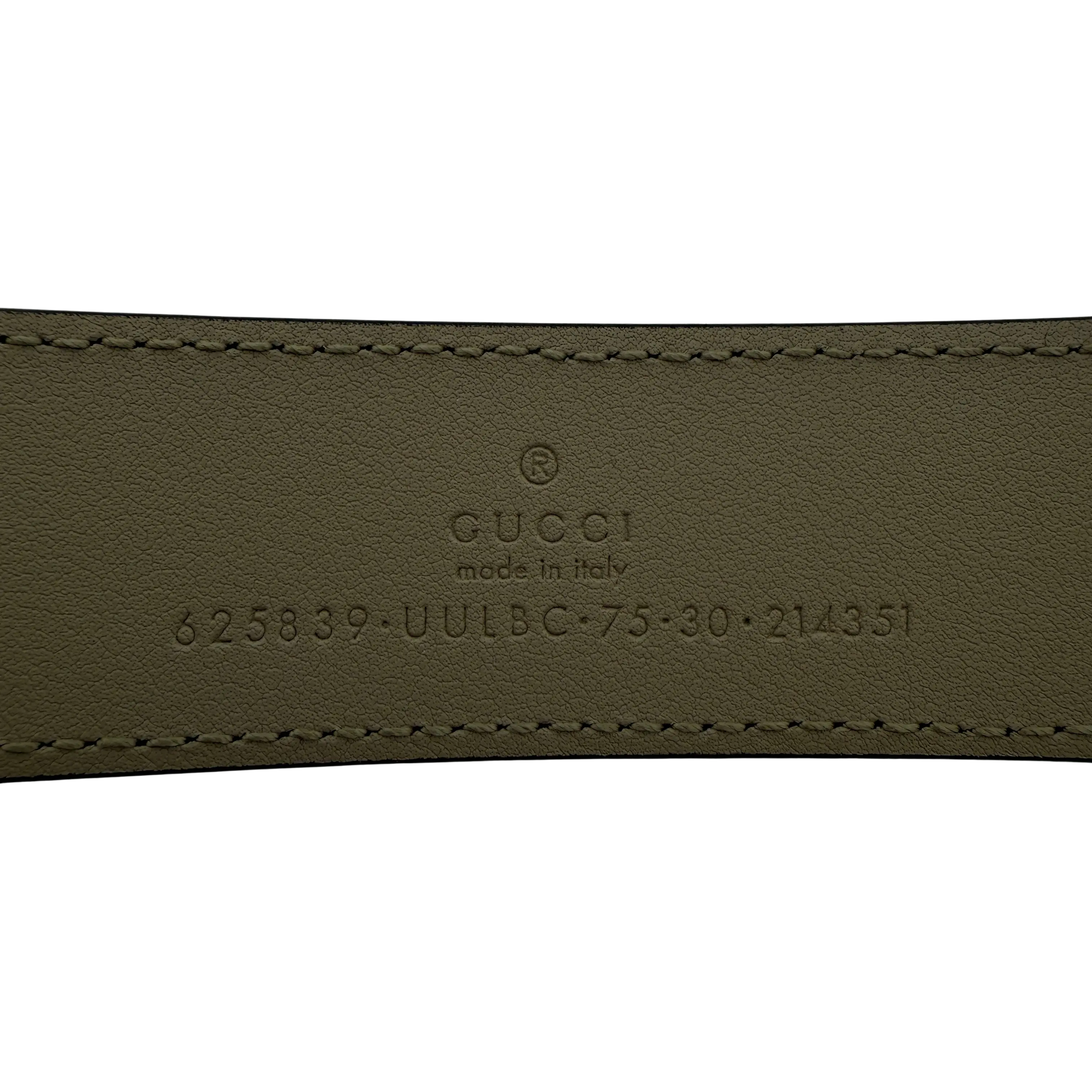 Gucci GG Supreme Gürtel Beige 75cm / neuwertig Gucci