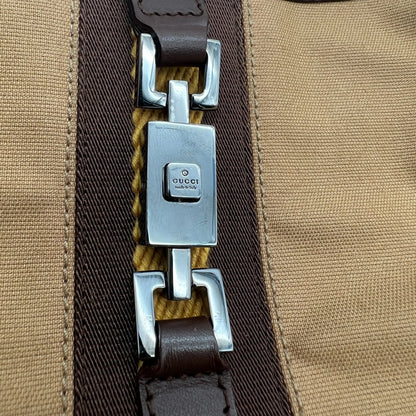 Gucci Jackie Vintage Schultertasche braun beige / gut Gucci