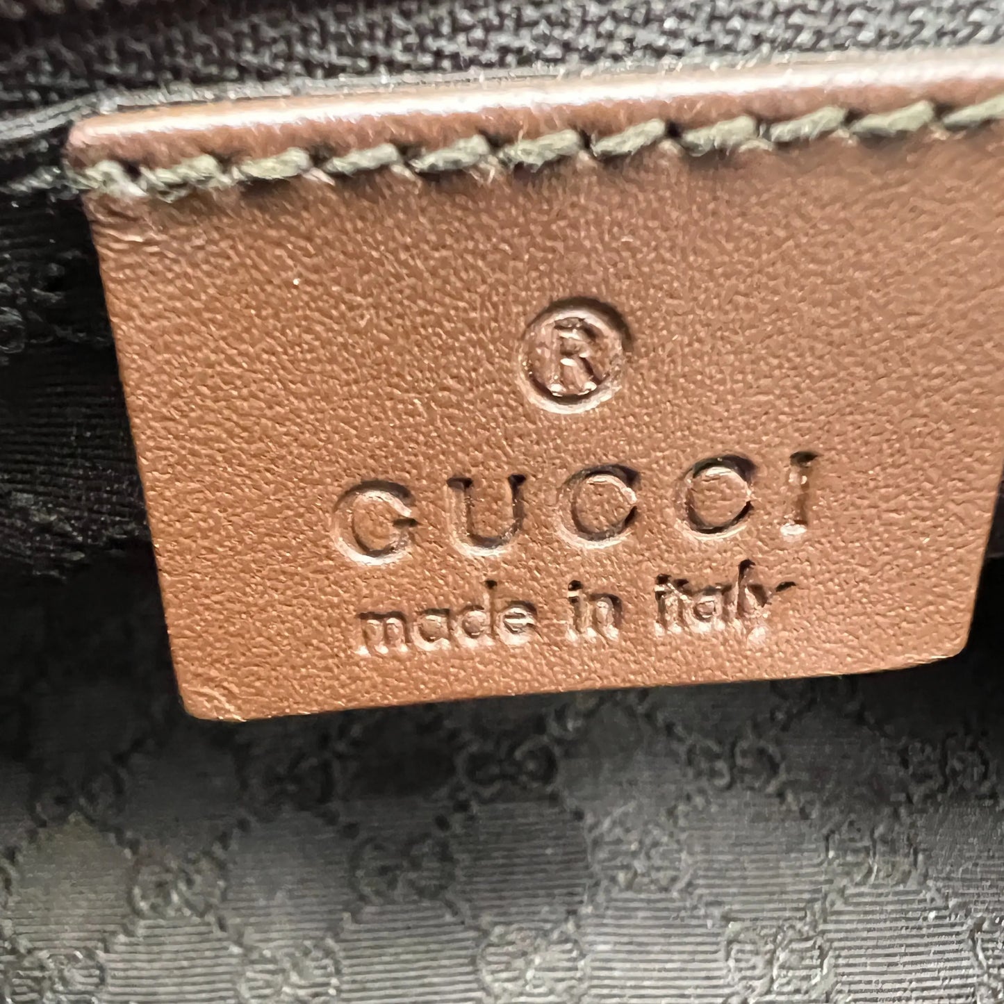 Gucci Jackie Vintage Schultertasche braun beige / gut Gucci