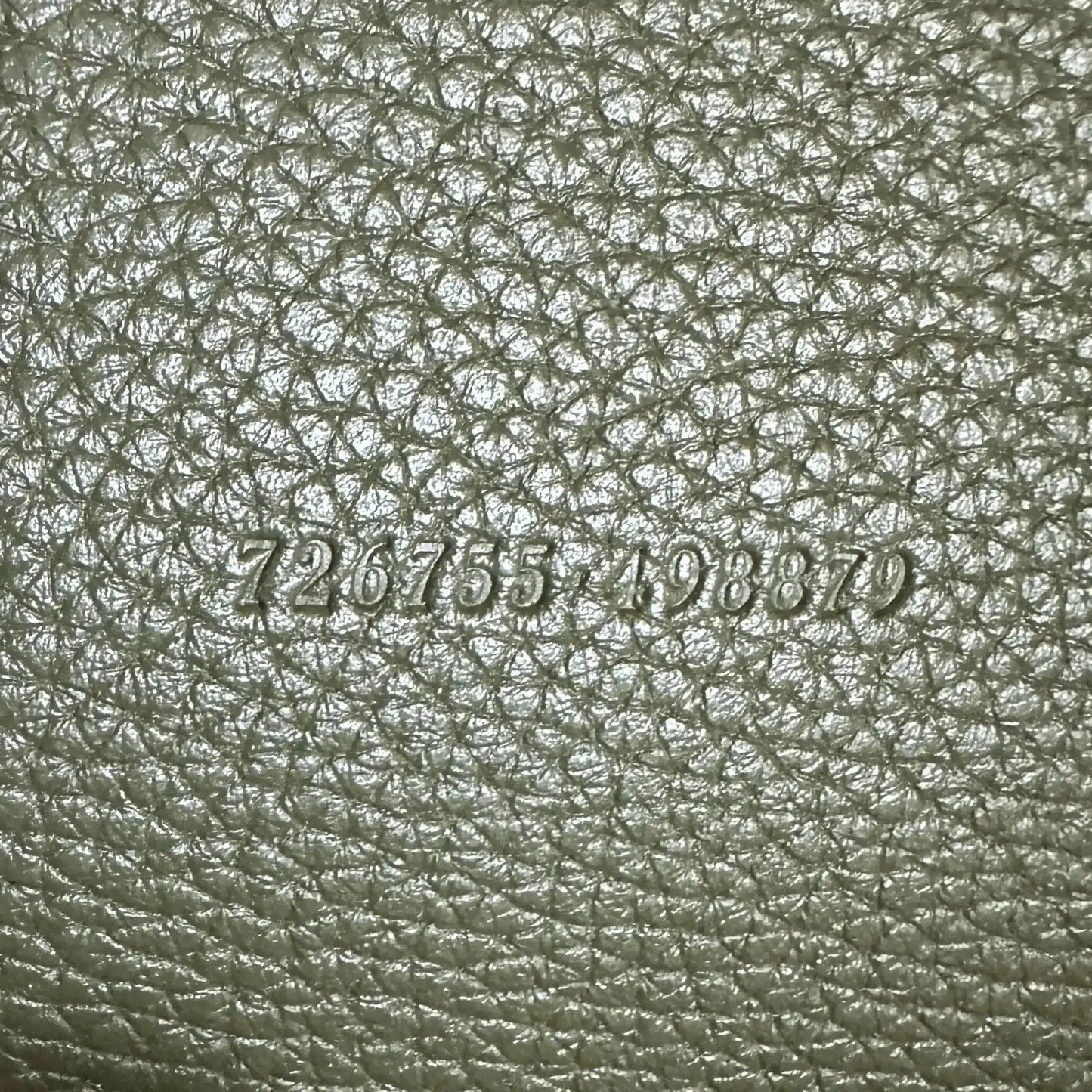 Gucci Jumbo GG Large Tote Bag Leder Olive / neuwertig Gucci
