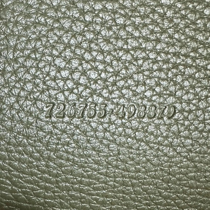 Gucci Jumbo GG Large Tote Bag Leder Olive / neuwertig Gucci