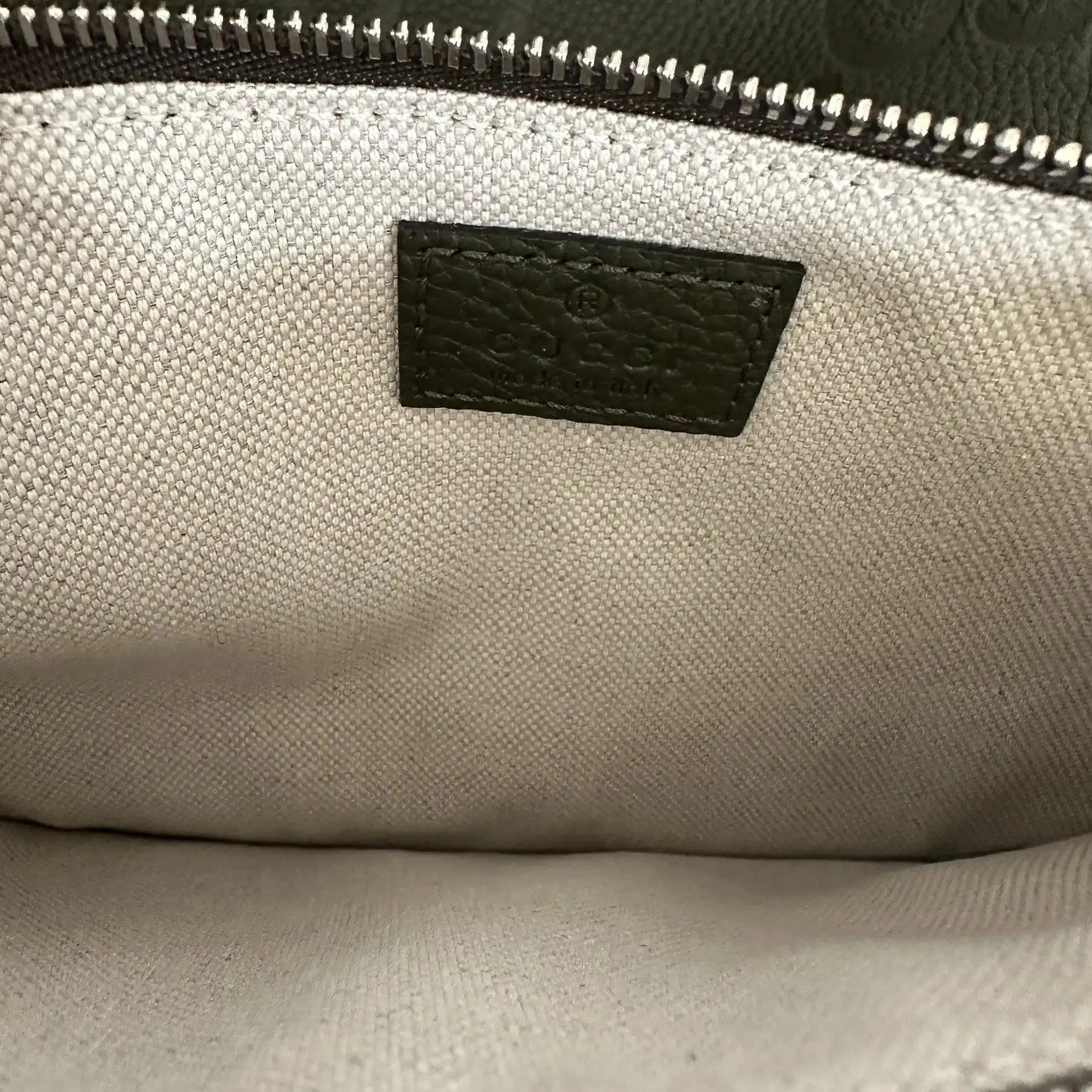 Gucci Jumbo GG Large Tote Bag Leder Olive / neuwertig Gucci
