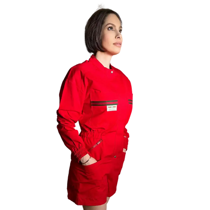 Gucci Jumpsuit rot Größe S ungetragen mit Etikett Gucci