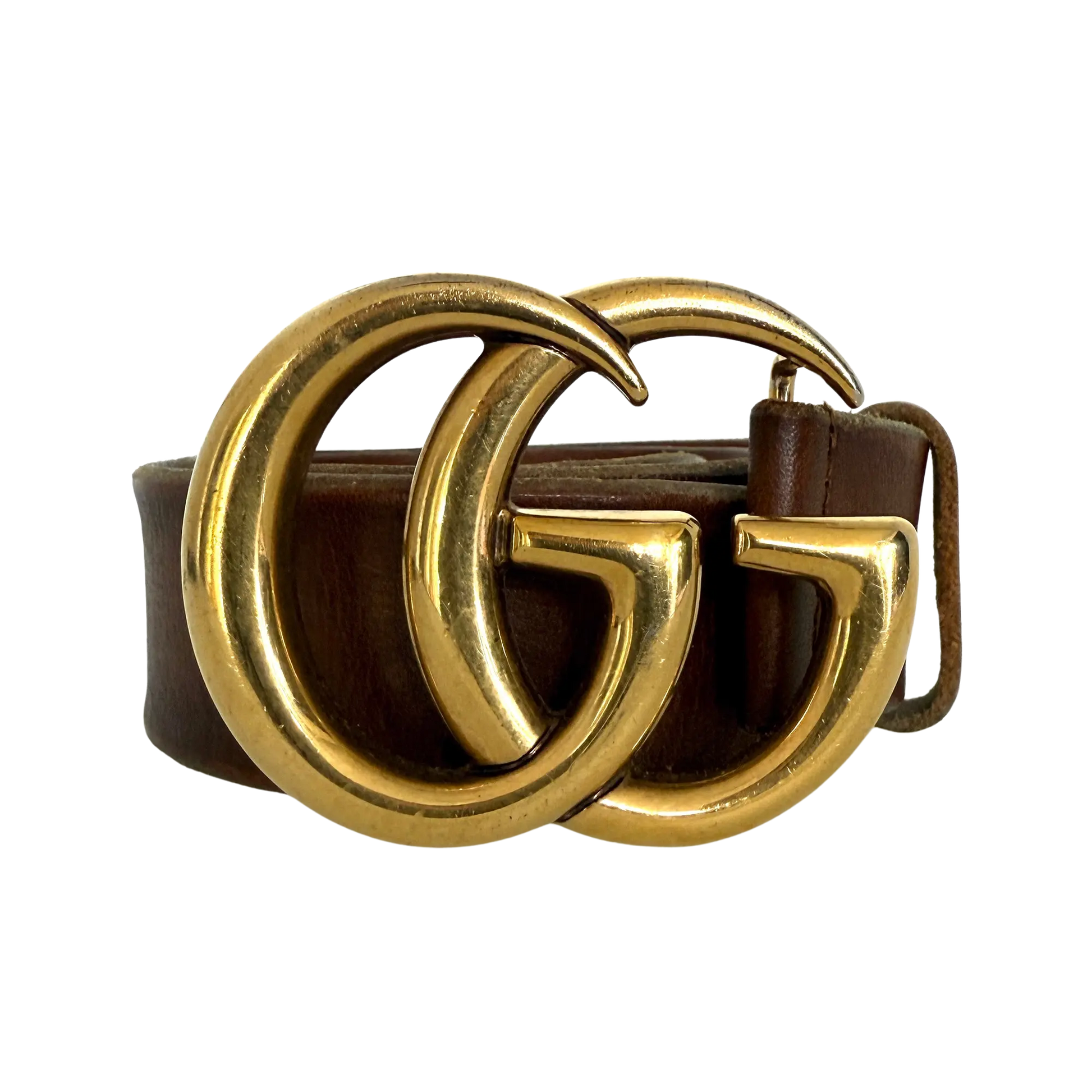 Gucci Marmont Gürtel Braun 75cm / akzeptabel Gucci